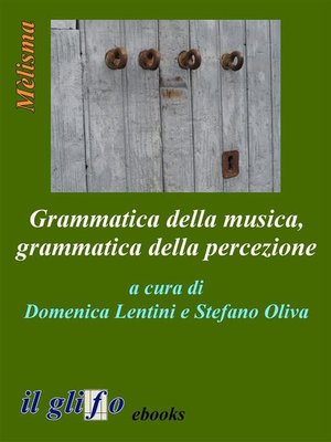 cover image of Grammatica della musica, grammatica della percezione